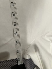 Apt 9 Mens Premier Flex Long Sleeve Henley Shirt White Slub Knit Large EUC