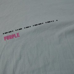 Purple Brand Shirt Mens XL Gray White Short Sleeve Graphic Logo Tee T-Shirt Top