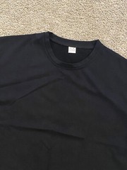 Men’s T-Shirt & Short Set Size Medium Black Cut-Offs Frayed