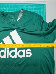 Adidas Big & Tall Mens XLT Badge of Honor Ultimate Green Logo T-Shirt New Tags