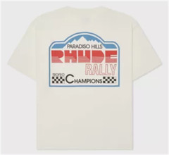 NEW Men Women RHUDE PARADISO HILLS Road Race Short Sleeve POLO T-Shirt SZ:S-XL
