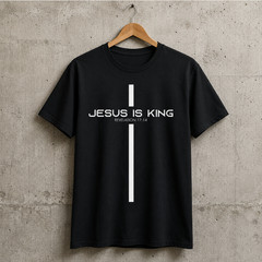 Christian Jesus Is King T Shirt Bible Verse Scripture Faith Cross Men Women