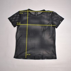 Mens TOF Paris Circuit Mesh T-Shirt Transparent size XL