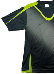 Puma Mens Training T-Shirt Black & Lime Green Gradient Halftone Football
