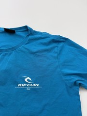 Rip Curl Shirt Mens Medium Blue Fiji The Search Surfing Graphic Tee Beach