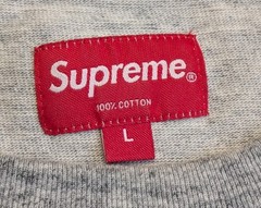Supreme SS20 Pink Star Shirt Embroidered Streetwear Skateboard Skate Grey Large