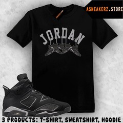 Tee Shirt Matching AJ 6 Cap and Gown 2026 Match Sneaker Shoe Hanging 6s T-Shirt