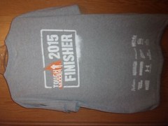TOUGH MUDDER 2015 Finisher gray XL t shirt