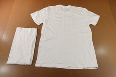 Reaction Kenneth Cole Mens Large Classic Fit White Short Sleeve Crew Neck Tees