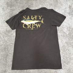 Salty Crew Men’s Medium Green/Gray Crew Neck Short Sleeve T-Shirt FREE SHIPPING