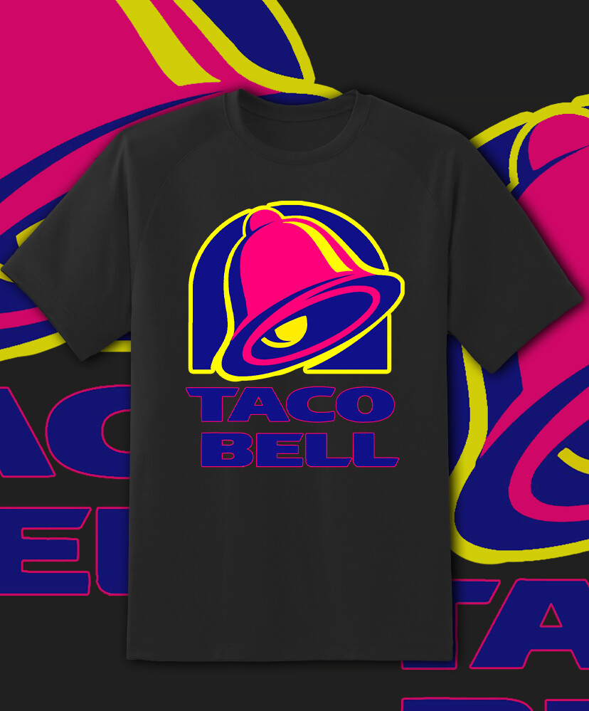 Taco Bell Main Logo shirt 6 Sizes Youth Med- Adult 6XL! Fast Ship!
