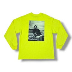 Boyz N The Hood Neon Yellow Long Sleeve Crew Neck T-Shirt Men’s Size XL