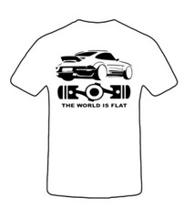 Boxer Motor, The Word is Flat, Series, T-Shirt Mens Shirt Gift Ideas, Cult