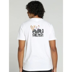 NWT Men’s Puma x One Piece Luffy Graphic T-Shirt – Small – White