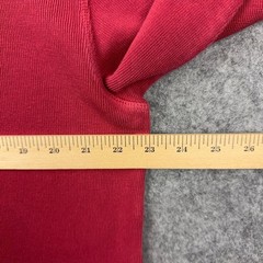 American Giant Shirt Mens Large Red Thermal Long Sleeve Heavy Cotton Made In USA