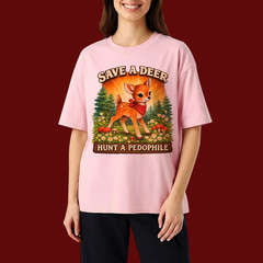 Funny Hunting Shirt Save A Deer Hunt Predator Tee