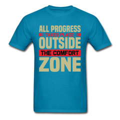Motivation shirt All Progress takes place motivational T-Shirt size S-6XL