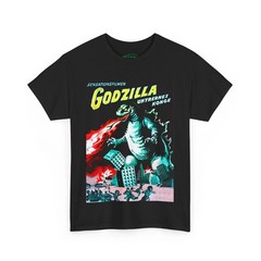 Sci Fi Retro Vintage Godzilla T-shirt Movie Tee Cult Film Monster Japanese Flick