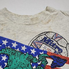 Vtg 1994 Mitre Volleyball T-Shirt Mens XL United States Flag Patriot USA 90s ¤85