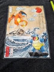 Charizard vs Blastoise Poke-mon Anime T-Shirt