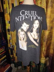 Sarah Michelle Gellar Tees Buffy the Vampire Slayer L + Cruel Intentions M NWT