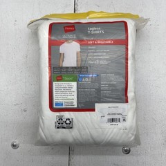 Hanes Shirt Mens XL White Tagless Cotton Crewneck Tee 7 Pack Ultimate Basic