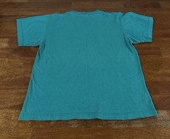 Carnival 100% Combed Cotton Adult Unisex Small T-Shirt Turquoise Vintage
