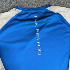 Huk Mens Fishing Shirt Lot 2 XXL Polyester Blue Camo Long Sleeve Performance Fit