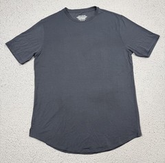 Jack Archer Shirt Mens Medium Gray Short Sleeve Curved Hem Stretch Tagless Tee