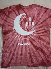 Currents Red Crystal Wash Tie Dye Metalcore Band Shirt Large