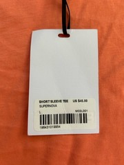 NEW $45 Tom Brady Brand Mens Supernova Short Sleeve T-Shirt Orange Size Large
