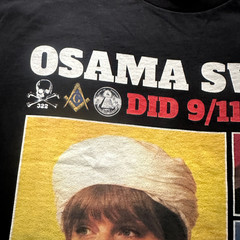 911 Osama Bin Laden George Bush Y2K Grunge T-shirt