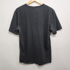 Lanky Llama Craftsman Henley Men’s T-Shirt L Tall Slim Fit Knit Gray Polycotton
