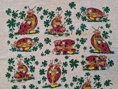 Vintage 1993 Risque Funny Ladybug Positions Four Leaf Clovers Shirt Coast Trends
