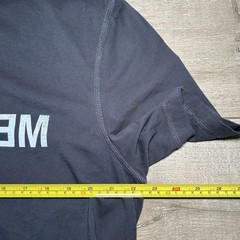 Helmut Lang Meatpacking Crewneck T Shirt Gray Large NYC Designer Tee