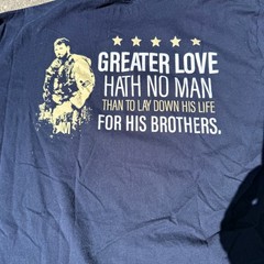 Forged Mens The Murph Challenge 2022 Graphic T-Shirt Navy Blue Large Navy SEAL