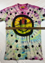 Chinatown Market x Smiley Mens Medium Big Smiley Graphic T-Shirt Tie Dye Spotted