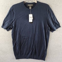 The Men’s Store at Bloomingdale’s Cashmere Blend Sweater Tee S True Navy S/S