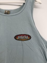 Vintage 1996 Gotcha Men’s Tank Top Surf Skate Blue Large USA