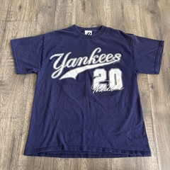 Dynasty New York Yankees T-Shirt Mens Medium Navy Blue Jorge Posada 2004