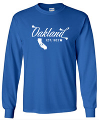 Oakland California State T-Shirt Graphic Tee Unisex Apparel Custom Text 