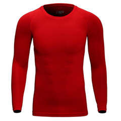 Men’s Long-Sleeve Compression Shirt Base-Layer Running Top O-neck Undershirts US