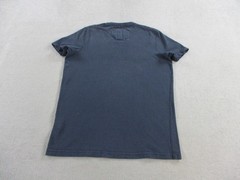 Abercrombie Fitch Shirt Mens Large Blue Spellout Logo SLIM Tee Muscle Fit Y2K