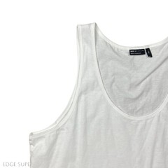 ASOS Design White Mens Sleeveless Gym Casual Beach Tank Top Shirt Size 2XL