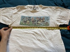 Vintage Humane Society Shirt Mens Large White 2005 Dog Cat Puppy Kitten Pet Y2K