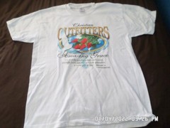 NEW Religious T-Shirt: Amazing Grace w/ Rose : Lots of sizes & colors S-5XL