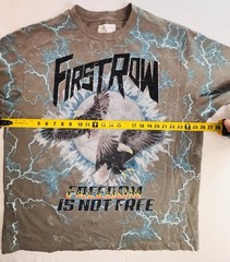 First Row XXL Graphic Tshirt Eagle “Freedom Is Not Free” Graphic Quality