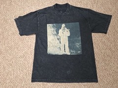 Peso Pluma Exodo Official 2024 Tour T Shirt Merch Small Mineral Wash Gray