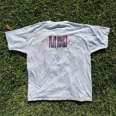 Vintage Flat Broke Graphic T-Shirt XXL White