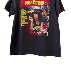 Vintage PULP FICTION REPRINT 1994 Movie Promo Uma Thurman T-shirt Size Large
